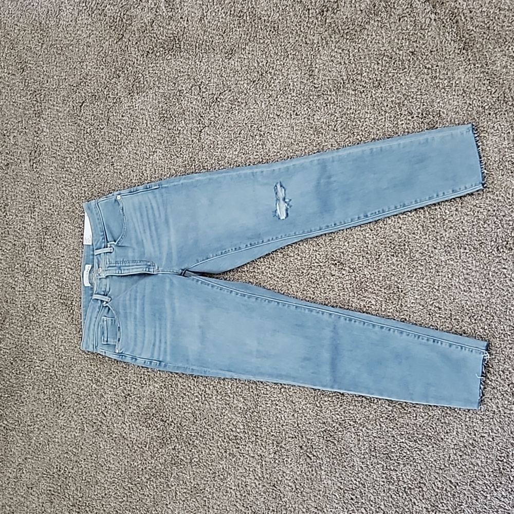 Loft The Curvy Skinny Mid Rise Stretch Jeans